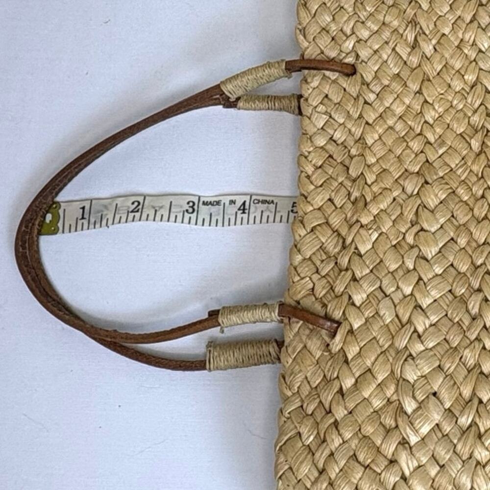 Xhilaration Straw Mini Tote Bag - Picture 11 of 11